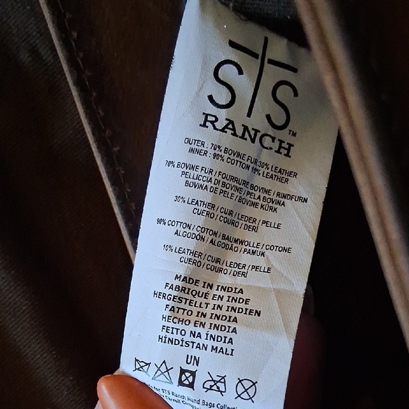 STS Ranchwear Tan and Cream Crossbody Bag - Picture 8 of 12